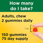 Nature Made Vitamin D3 5000 IU Per Serving Gummies Extra Strength, Bone and Immune Health Support, 150 Vitamin D Gummies for Adults, 75 Day Supply