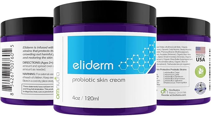 Topical Probiotic Skin Cream - 4OZ Jar 13 Strain Moisturizing Probiotic Lotion Eczema Treatment Psoriasis Treatment for Cystic Acne Probiotic Skin Care Cream Nail Fungus Treatment