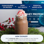 MRM Nutrition Whey Protein - Vanilla Flavored, Microfiltered Whey Protein Isolate & Concentrate, 16 Different Probiotic Strains, BCAAs, & Digestive Enzymes, Gluten Free, for Women & Men - 84 Servings