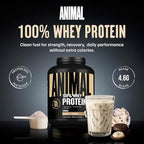 Animal 100% Whey Protein Powder – Whey Blend for Pre Workout or Post Workout, Recovery, Anytime Low Sugar Protein Boost Meal Replacement with BCAA Branched Chain Amino Acids – Cookies & Cream, 4 lb