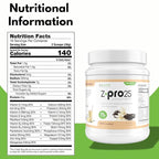 Z-Pro25 Protein Powder, 21.4 oz, 16 Servings – 25g Casein & Whey Blend – Low-Carb, High-Protein Meal Replacement Shake – Muscle Recovery & Weight Management - 21 Vitamins & Minerals – Vanilla