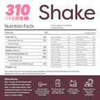310 Nutrition All-In-One Meal Replacement Shake Powder - Plant-Based Protein Smoothie Blend w/High Fiber, Probiotics & Adaptogens - Low Carb, Vegan, Keto & Paleo Friendly - Strawberry - 28 Srv