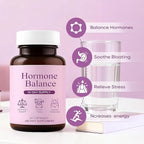 Hormonal Balance Supplements for Women - Weight Management for Menopause Relief, Support Mood & Energy, with Ashwagandha, Ginger Root, 60 Capsules