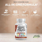 Clean Nutraceuticals Lions Mane 20in1 Mushroom Supplement with Turkey Tail Reishi Cordyceps Chaga Maitake Meshima Poria Cocos Shiitake Oyster Porcini Enoki - 2Pack