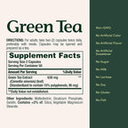 Nature's Bounty Green Tea Pills and Herbal Health Supplement, Supports Heart and Antioxidant Health, 315mg, 100 Capsules