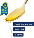 Carlson - The Very Finest Fish Oil, 1600 mg Omega-3s, Liquid Fish Oil Supplement, Norwegian Fish Oil, Wild-Caught, Sustainably Sourced Fish Oil Liquid, Orange, 6.7 Fl Oz