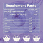 10-in-1 Antioxidants Supplement, 1700MG Super Antioxidant for Women and Men, Powerful Antioxidants with NAD, NMNH,Coq10, Resveratrol, Cell Repair & Reducing Free Radical Damage, 60 Capsules