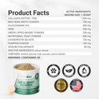 WuffWell Hip and Joint Powder Supplement for Dogs - Glucosamine Dog Joint Health - Joint Supplement for Dogs Powder - Supports Mobility - Dog Joint Powder Supplement - Large, Medium, Small Breeds