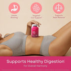 SOON+ Vaginal Probiotics for Women, V-Sync Vaginal Probiotic with Lactobacillus, Cranberry & Prebiotics, Support pH Balance for Women, Urinary Health Digestive Support, 6 Billion CFU, 60 Capsules