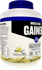 Muscle Milk Gainer Protein Powder, Vanilla Creme, 32g Protein, 5 Pound