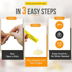 MOHNIC] 200 Sticks Korean Vitamin C Powder with B2, Lemon Flavor, VIT C Packets, Natural C Blend, Super C Mix, Sufficient-C Style, Pure C Blend from Korean Supplements