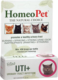 HomeoPet Feline UTI+, Safe and Natural Urinary Tract Supplement for Cats, Feline Urinary Tract Support, 15 Milliliters
