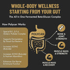 Helps Preserve Muscle After 40 | Clinically Studied Polycan Beta-Glucan | Supports Strength Bone Density & Joint Mobility | 40+ Scientific Studies | 60 Caps