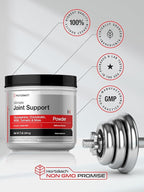 Horbaach Joint Support Supplement Powder | 1 lb | Glucosamine, Chondroitin, MSM & Turmeric | for Men and Women | Non-GMO & Gluten Free