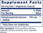 Life Extension DHEA 100 Mg Vegetarian Capsules, 60 Count