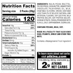 Atkins Pecan Caramel Clusters, Dessert Favorite, High in Fiber, Low Carb, 2g Sugar, 60 Count