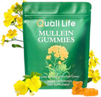 Mullein Gummies for Lungs - 2000mg Mullein Leaf Extract for Lung Detox for Smokers, Cleanse, Respiratory, Digestive & Immune Support - Pear Flavor, 60 Gummies