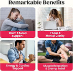 60 Day Supply Magnesium Glycinate 400mg Gummies with Ashwagandha, L-Theanine, CoQ10, Vitamin D3 & B6, Sugar Free Magnesium Gummies for Adults & Kids, Stress Relief, Sleep & Calm, Vegan, Gluten Free