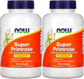 Now Foods Super Primrose 1300mg, 120 gels (Pack of 2)