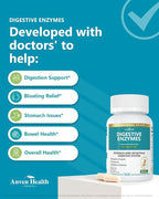 800mg Digestive Enzymes for Men and Women with Probiotics & Prebiotics, 8 Key Enzymes, Protease, Amylase & Lipase | 270 Capsules - A 90-Day Supply for Bloating & Gas Relief - Non-GMO