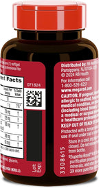 MegaRed Antarctic Krill Oil 750mg, Omega 3 Fatty Acid Supplement, Ultra Concentrate EPA & DHA Softgels, Antioxidant Astaxanthin, Heart Health Supplement with No Fish Oil Aftertaste, 80ct