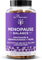 Premium Menopause Supplement for Women – Menopause Balance with Shatavari, Ashwagandha, L-Theanine & Holy Basil – Holistic Multi-Symptom Menopause Support & Hot Flash Relief – 60 Vegetarian Capsules