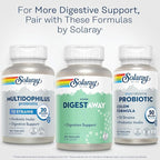 SOLARAY Super Digestaway Digestive Enzymes - Pancreatin, Papain, Ginger, Pepsin, Betaine HCl, Aloe Vera, and More - Digestion & Nutrient Absorption Support - Lab Verified - 180 VegCaps