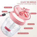 Pill Organizer,Travel Essentials Pill Container, Travel Pill Dispenser with Pink Lid，Pill Case Having 7 Large Compartments,Vitamin Organizer for Home Organization,Travel Containers