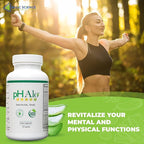 pHAlo pH Balance Supplement Pills - Magnesium, Bicarbonates Capsules for Alkaline Balance - Natural Treatment for Focus, pH Balance, Gut Health, Performance and Recovery
