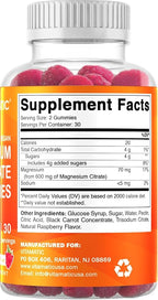 Vitamatic Magnesium Gummies 600mg per Serving – 60 Vegan Count for Relaxation, Muscle, Bone, and Energy Support