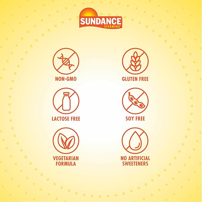 Sundance Apple Cider Vinegar Gummies | 50 Count | Apple Flavor | Vegan, Non-GMO, and Gluten Free Supplement