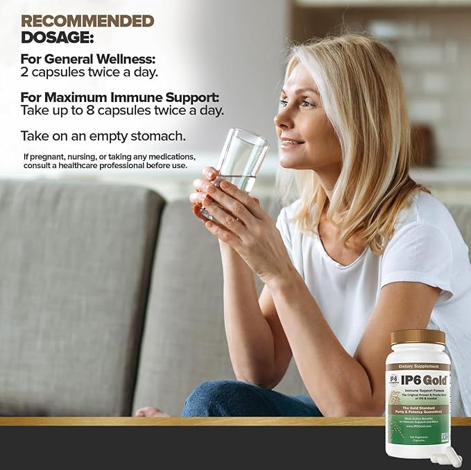 IP6 Gold Immune Support Formula, 120 Vegetarian Capsules