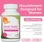 Zahler Female Totality, Fertility Supplements for Women, Fertility Prenatal Vitamins, Certified Kosher, 120 Capsules
