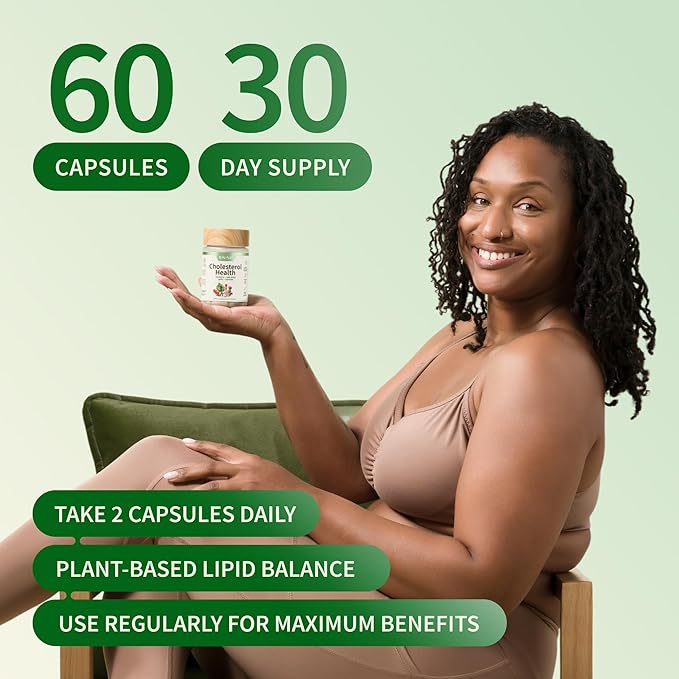 Snap Supplements Cholesterol Health - Artichoke, Milk Thistle, Garlic, and Berberine Supplement with Beta Sitosterol (95% Plant Sterols) for Digestive and Metabolic Support, 60 Capsules (30 Servings)