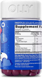 OLLY Kids Sleep Gummy,Occasional Sleep Support,0.5mg Melatonin,L Theanine,Chamomile,and Lemon Balm Extracts,Childrens Chewable Supplement,Raspberry Flavor -,90 Count (Pack of 2)