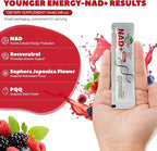 1000mg NAD+ Supplement Liquid with Organic Resveratrol, Nicotinamide Riboside & PQQ, CoQ10, ALA, Boost Energy Focus, DNA Repair & Activate Longevity Cells, NAD Resveratrol for Men & Women