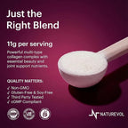 Multi Collagen Peptides Powder – Hydrolyzed Types I, II, III, V, X with Biotin, Vitamin C & Hyaluronic Acid | Hair, Skin & Joints Support for Women & Men | Unflavored - 1 lb (41 Servings)