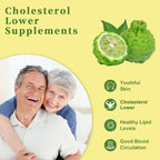 (2 Packs) Sugar Free Citrus Bergamot Gummies for Healthy Cholesterol - All Natural Supplements 25:1 Extract From Italy Bergamot Supplement for Immune Support Healthy Anti-Aging Sugar-Free Vegan Pectin