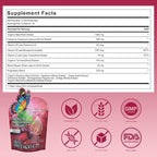 BUTTERFLY'S TEAR Beet Root Gummies, Supports Heart & Blood Vessel Health, Nitric Oxide Booster, 14-in-1 Wellness Formula with Grape Seed, Vitamin D3, K2 & E, Hawthorn, Berberine, Sugar Free (60 Count)