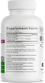Bronson Milk Thistle Silymarin Marianum & Dandelion Extract Liver Health Support, Antioxidant Support, Detox, 250 Capsules