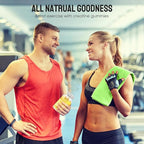 HMB and Leucine Gummies, with 3000mg HMB and L-Leucine Supplement for Muscle Recovery, Muscle Mass & Improve Endurance, for Men & Women, Non GMO, Vegan,Gluten Free, Lemon Flavor, 120 Gummies