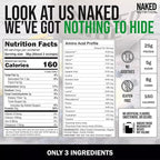 NAKED Whey Protein Supplement Powder, Chocolate, NSF Certified, GMO Free, Soy Free, Gluten Free Aid Muscle Growth and Recovery 60 Servings, 5 Ib
