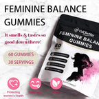 Feminine Balance Gummies for Women,pH Balance & Odor Control, Immune & Vaginal Health Support, Sugar-Free Gluten-Freet (1)