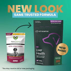 VetriScience Liver Health Chews with Milk Thistle, Vetri Liver Detox Supplement for Dogs, Turmeric and Artichoke Leaf for Liver Support and Detoxification, Chicken, 60 Count