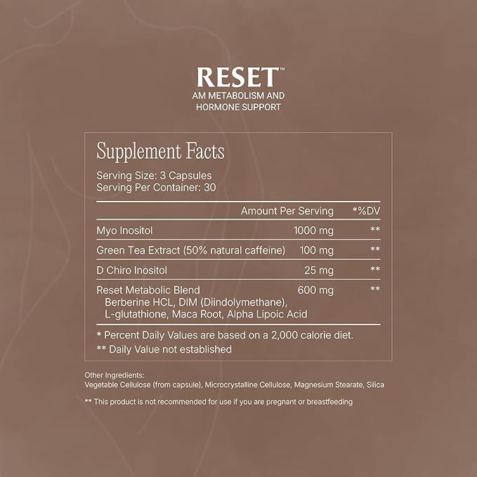 Reset Detox Duo – AM + PM Weight Loss Support Bundle | Supports Metabolism, Appetite Control, Digestion, & Overnight Detox | 90 Capsules | 30-Day Supply | Vegan, Gluten-Free, Cruelty-Free