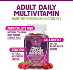 Multivitamin Gummies for Adult with Vitamins A, C, D, B12 - Gummy Multivitamins for Daily Nutritional Support with Vitamins & Minerals for Women & Men, Nature's Multi VIT Vitamin - 60 Gummies
