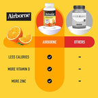 Airborne Vitamin C 1000mg (per Serving) - Citrus Chewable Tablets (96 Count in a Box) - Packaging May Vary