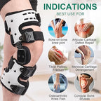 OA Unloader Knee Brace, Support for Arthritis Pain, Osteoarthritis and Bone on Bone Knee Joint Pain, OA Knee Brace Adjustable Metal Medial & Lateral Knee Support
