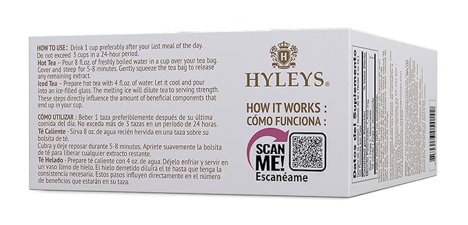 HYLEYS Slim Tea 9 Flavor Assortment 100 Ct - Weight Loss Herbal Supplement Cleanse and Detox - 100 Tea Bags (9 Pack) - Herbal Tea Variety Pack