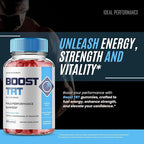 Boost TRT Gummies, Official Boost TRT Supplement Gummies - Maximum Strength Performance, All Natural Support Overall Health & Wellness, Premium BoostTRT Advanced Support Gummy Reviews (2 Pack)